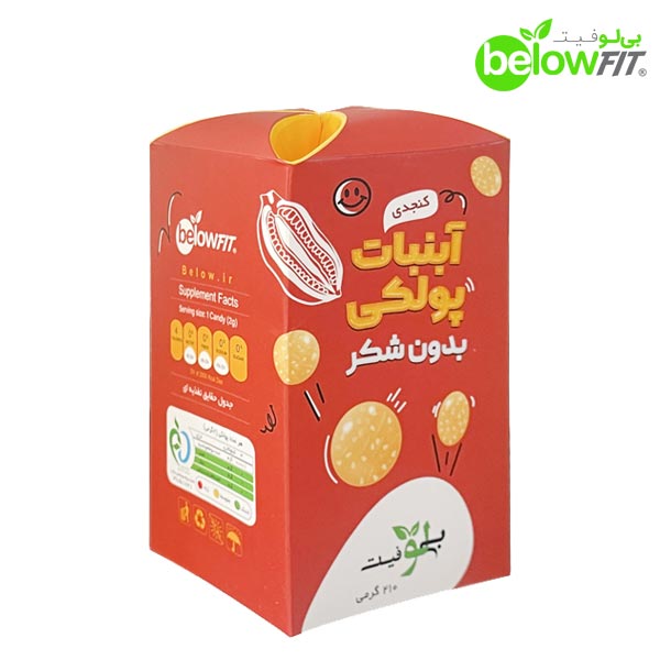 آبنبات پولکی بدون شکر کنجدی