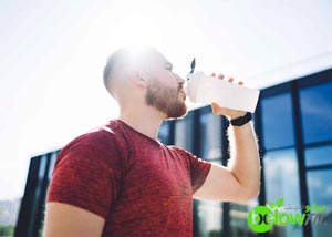 نوشیدنی ورزشی حین تمرین