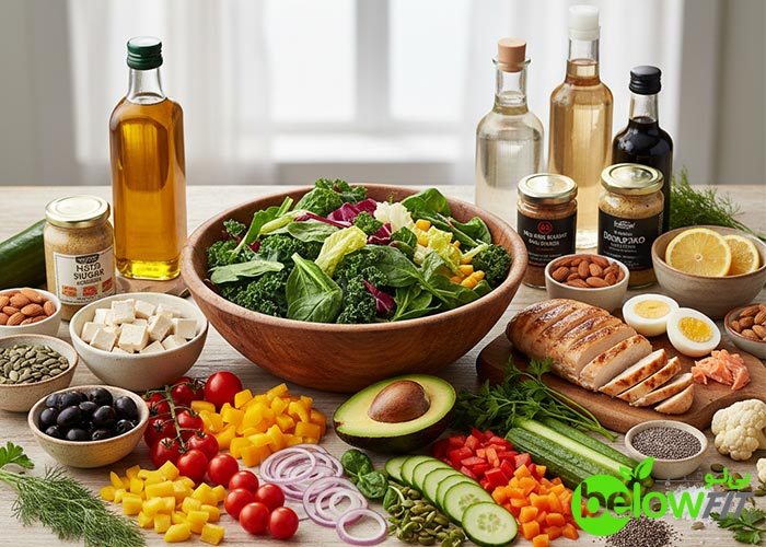مواد اولیه‌ای که برای سالادهای بدون قند عالی هستند