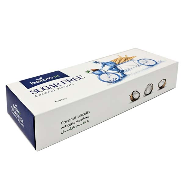 بیسکویت بدون قند نارگیلی 530 گرمی (پنجرهای) بیسکویت بدون قند نارگیلی 530 گرمی (پنجرهای)